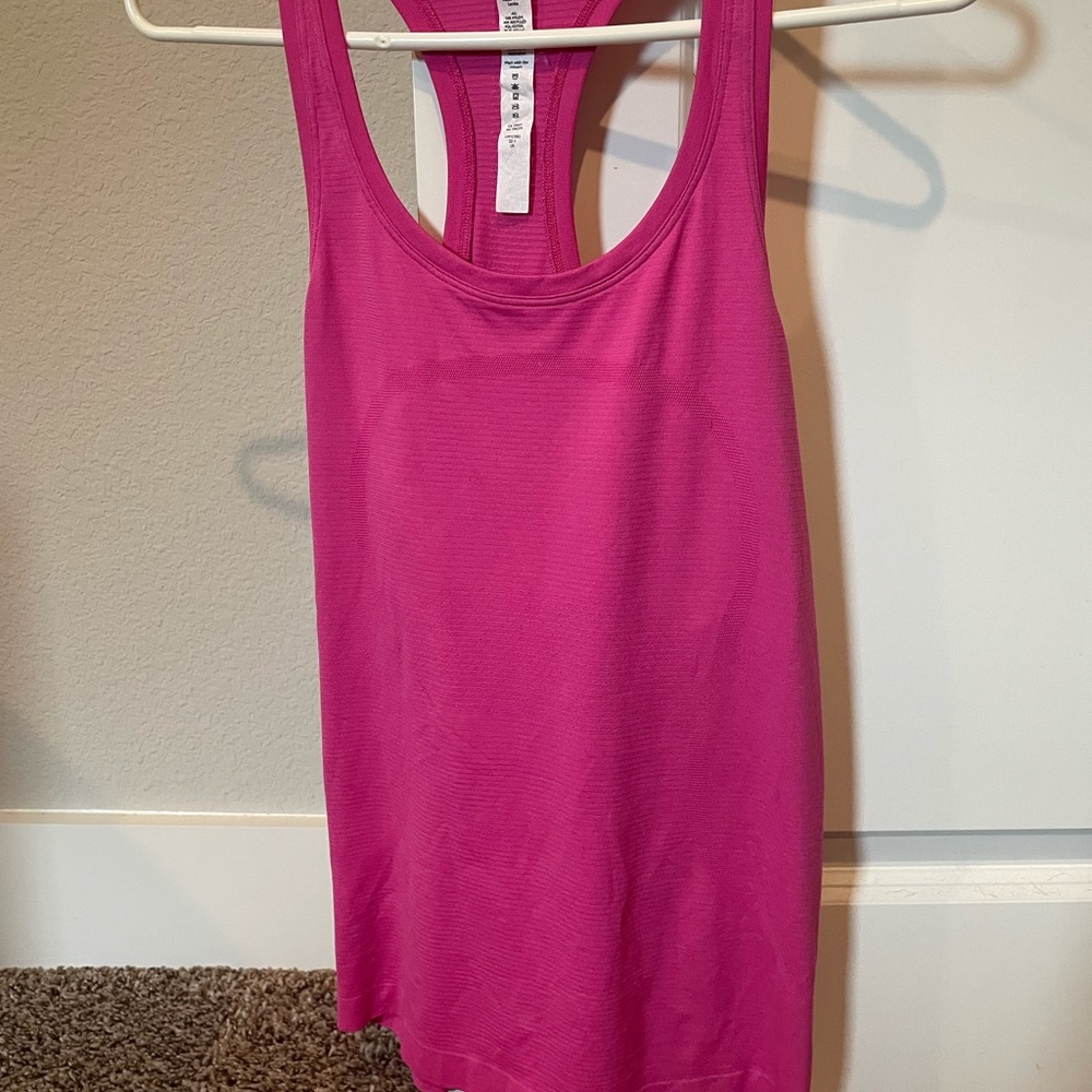 Lululemon swiftly tank sonic pink